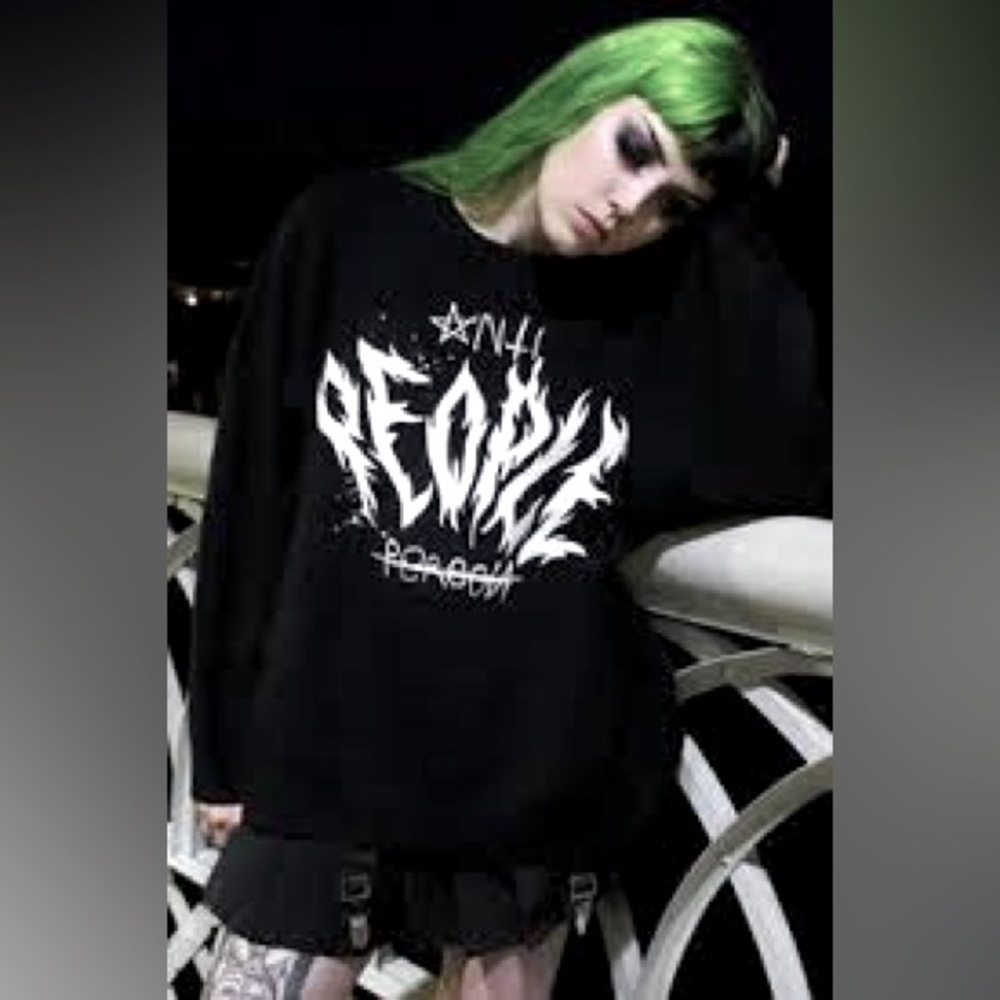 Killstar Anti people Person 3XL oversized sweater BNIB!🖤🖤